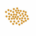 45 unassembled golden beads