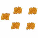 45 barrette da 10 perle dorate montate