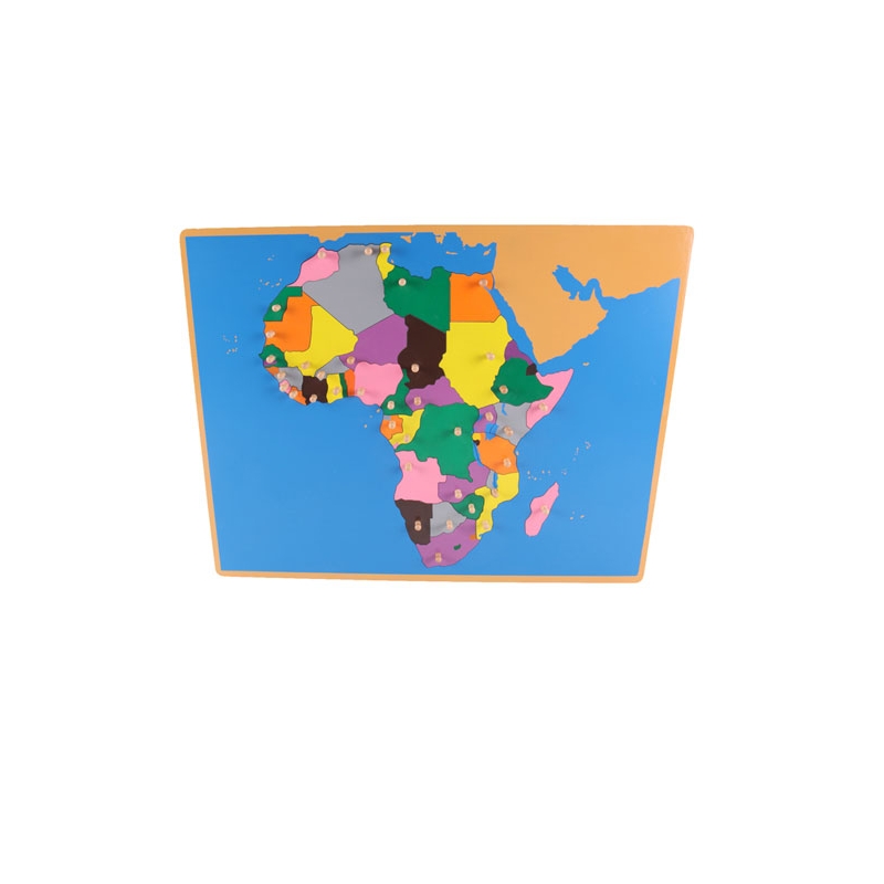 Puzzle Carte Afrique En Bois