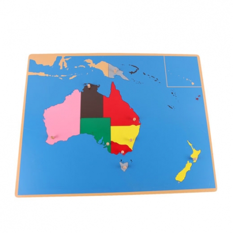 puzzle carte Australie en bois