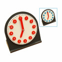 horloge avec aiguilles mobiles