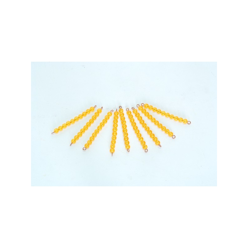 Lot De 10 Barettes Coudées 3x10 Points - Dorées, Neuves