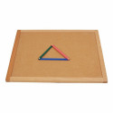 Cork-covered wooden board