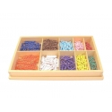 Beads for decimals with storage box