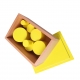 Boîte des cylindres jaunes