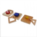 puzzle de 5 formes géométriques simples