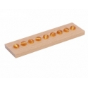 9 Perlen mit Holzständer