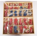 grand alphabet mobile en bois, cursives