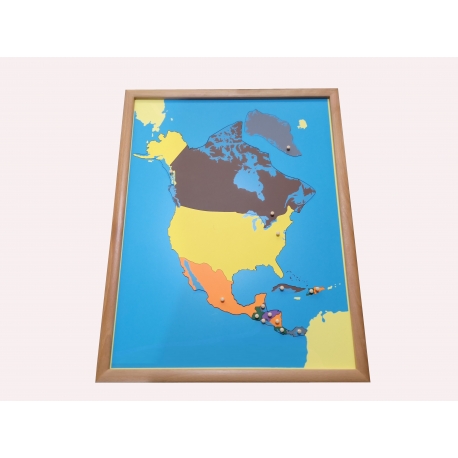 puzzle carte amérique du nord en bois puzzle carte amérique du nord en bois