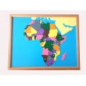 puzzle carte Afrique en bois