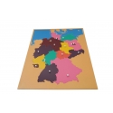 Wooden Map Puzzle of Germany