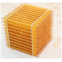9 cubes en bois de 1000