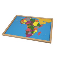 puzzle carte Afrique en bois