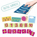 Fichas táctiles sobre números y preescritura