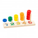 Montessori Fraction Circles on pegs