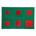 Metal circles and squares