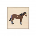 Puzzle esqueleto de caballo