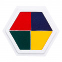 Giant 4-color multicolor ink pad