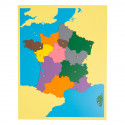 Puzzle carte de France - Nouvelles régions.