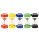 Ensemble de cinq grand sabliers  2,3,5,10,15 min.