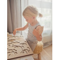 Puzzle in legno: "esperto della foresta"