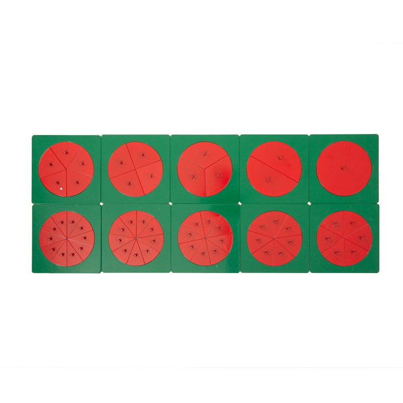 Disques De Fractions éducatifs - Cercles Colorés Pour Apprendre Les Fractions, Outils Maths Interactifs