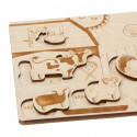 Wooden puzzle: country life