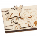 Wooden puzzle: animal evolution