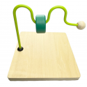 Horizontal rod with wave