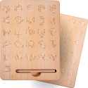 Print and uppercase letters chart