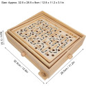 Educational wooden labyrinth