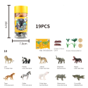 Ensemble de 19 pièces animaux.