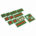 Figuras Metálicas Inscritas y Concéntricas Montessori