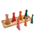 Large Montessori Fraction Cones with stand