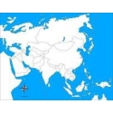 carte d'autocorrection Asie non renseignée