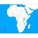 Selbstkontroll-Karte Afrika (nicht angegeben) — 57 × 44 cm — Montessori