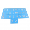 Set of 78 Engraved Wooden Tablets - Alphabet and Mathematics, Montessori