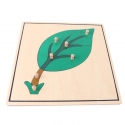 puzzle feuille en bois nouveau
