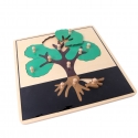 Puzzle de árbol de madera de alta gama