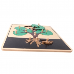 puzzle arbre en bois nouveau